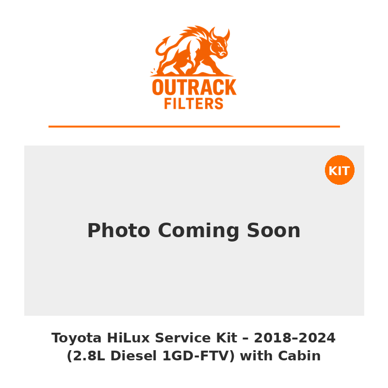 Toyota HiLux Service Kit – 2018–2024 (2.8L Diesel 1GD-FTV) with Cabin