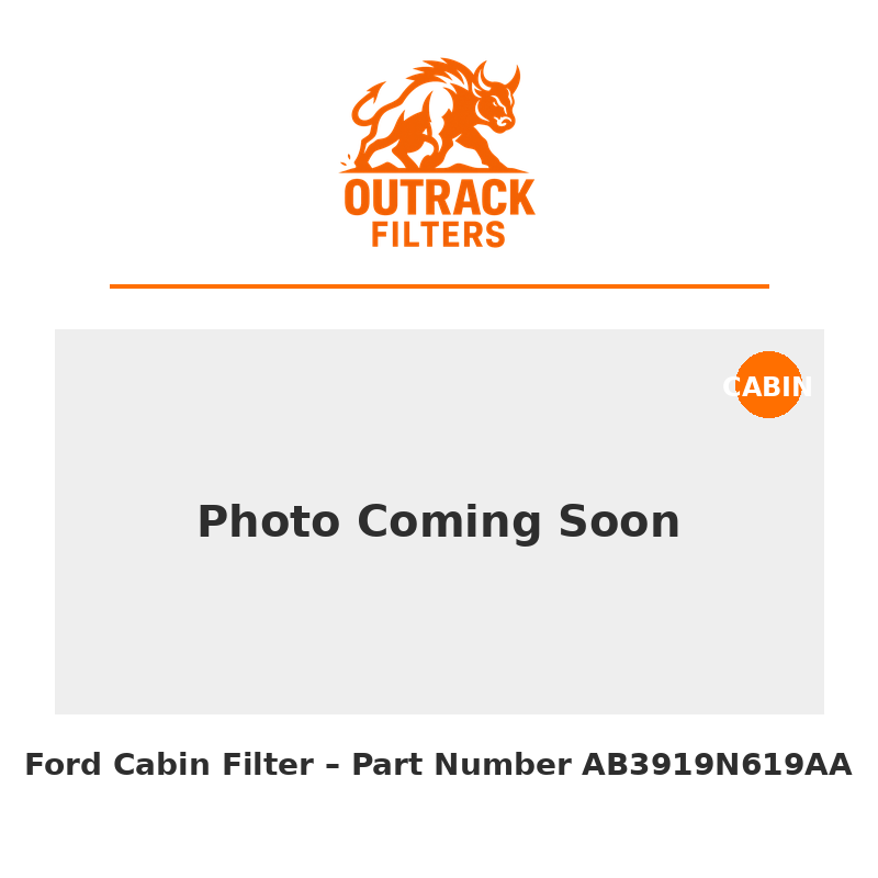 Ford Cabin filter - Part Number AB3919N619AA